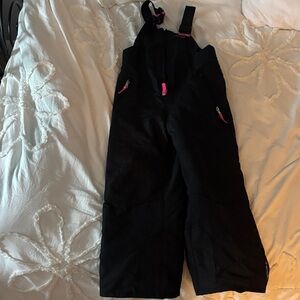 Champion Kids Black Jumpsuit with Pink Accents